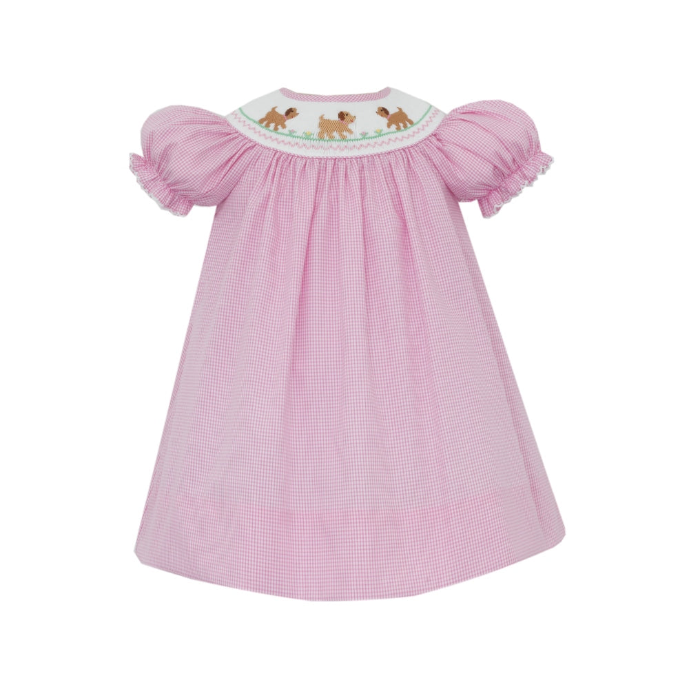 Puppies Pink Bishop Dress