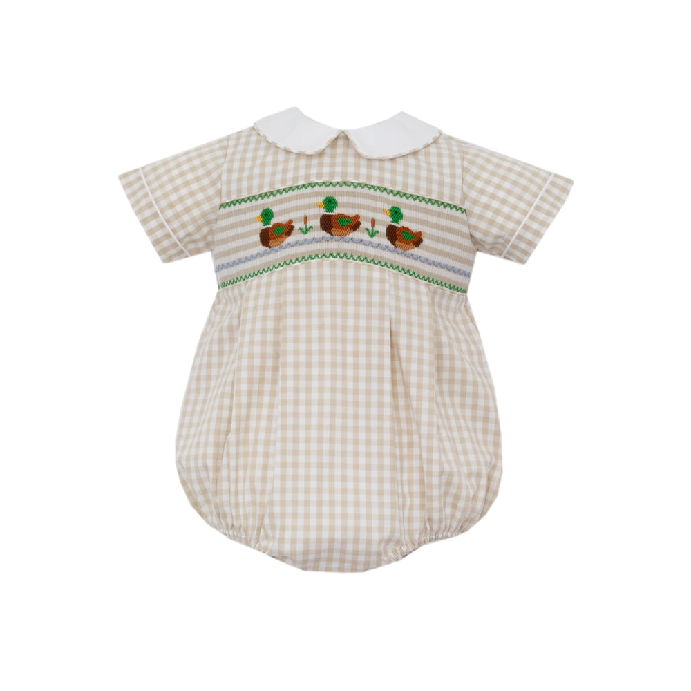 Mallard Duck Smocked Bubble