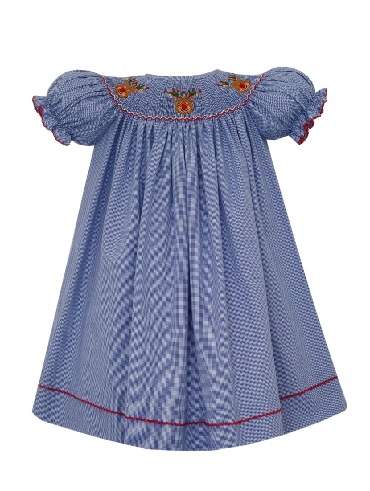 Reindeer Face Bishop Dress