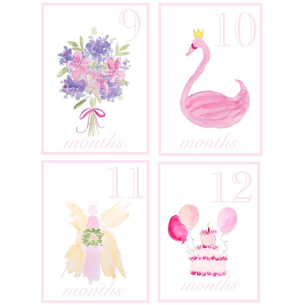 Girl Milestone Cards
