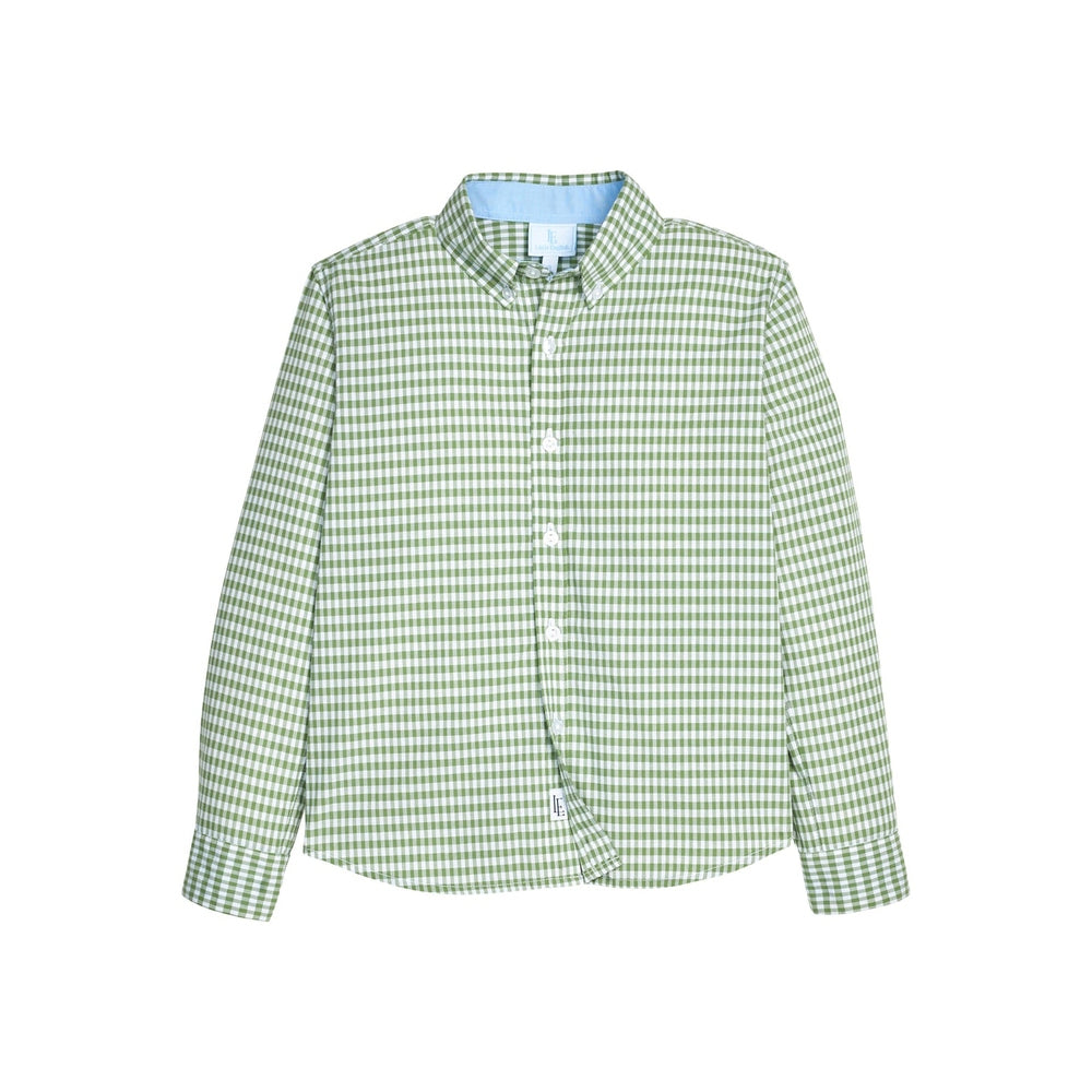 Button Down Shirt - Watercress Gingham
