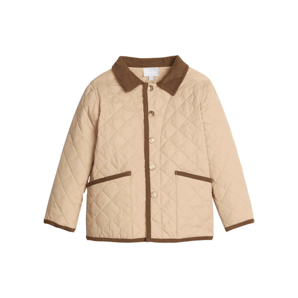 Classic Quilted Jacket - Khaki