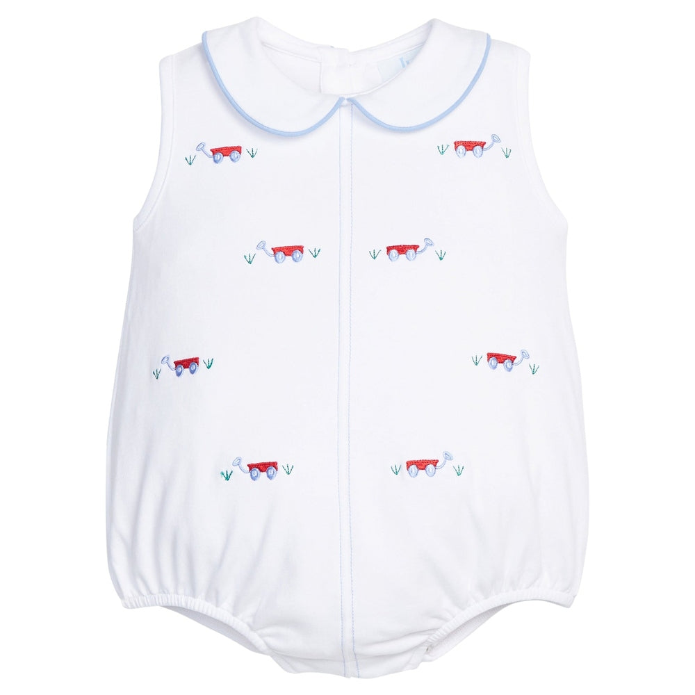 Embroidered Peter Pan Bubble - Wagon