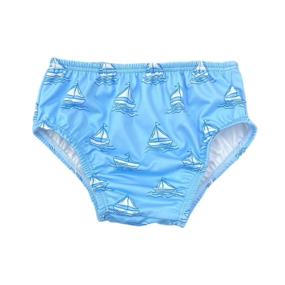 Sammy Diaper Cover - Boys Set Sail