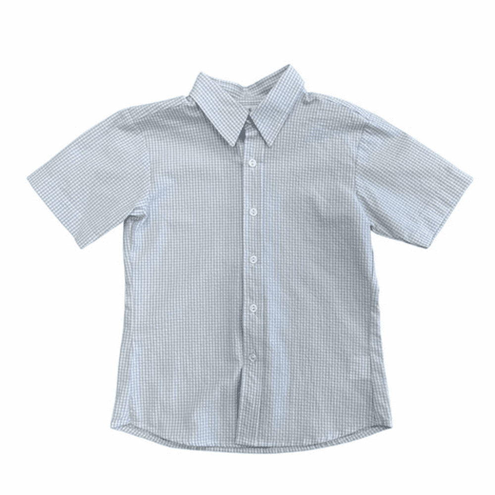 Seersucker Shirt - Blue