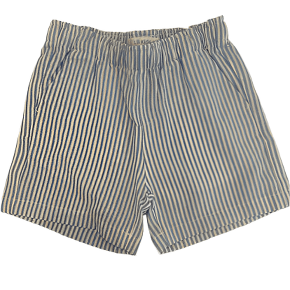 Seersucker Shorts - Blue