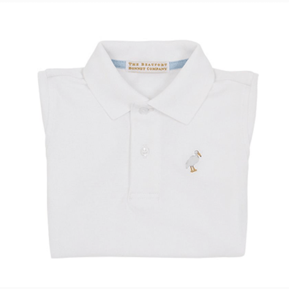 Prim and Proper Polo - White