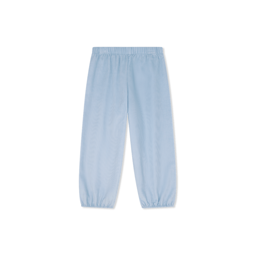 Garret - Gathered Pant - Princeton Blue Corduroy