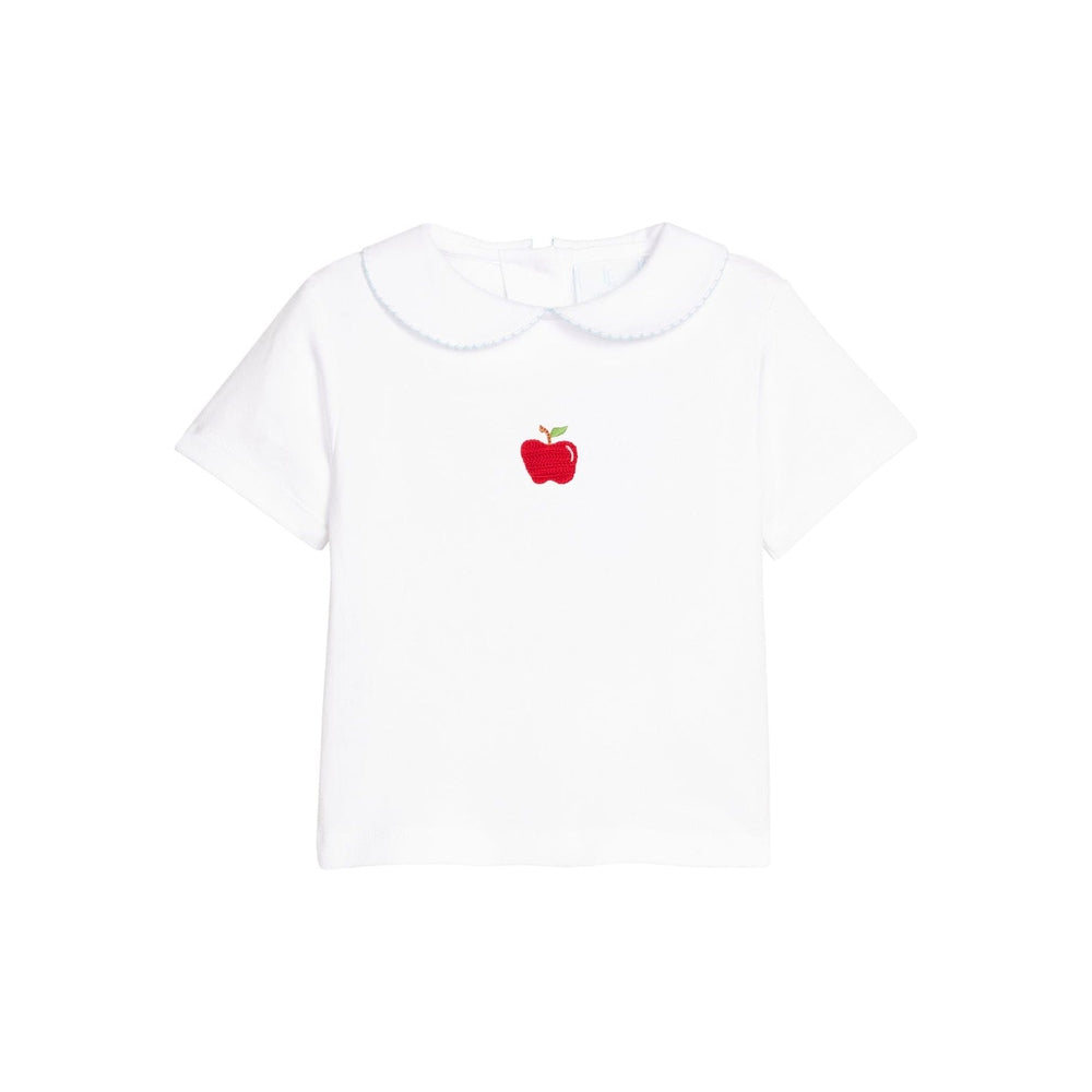 Crochet Peter Pan Shirt - Apple
