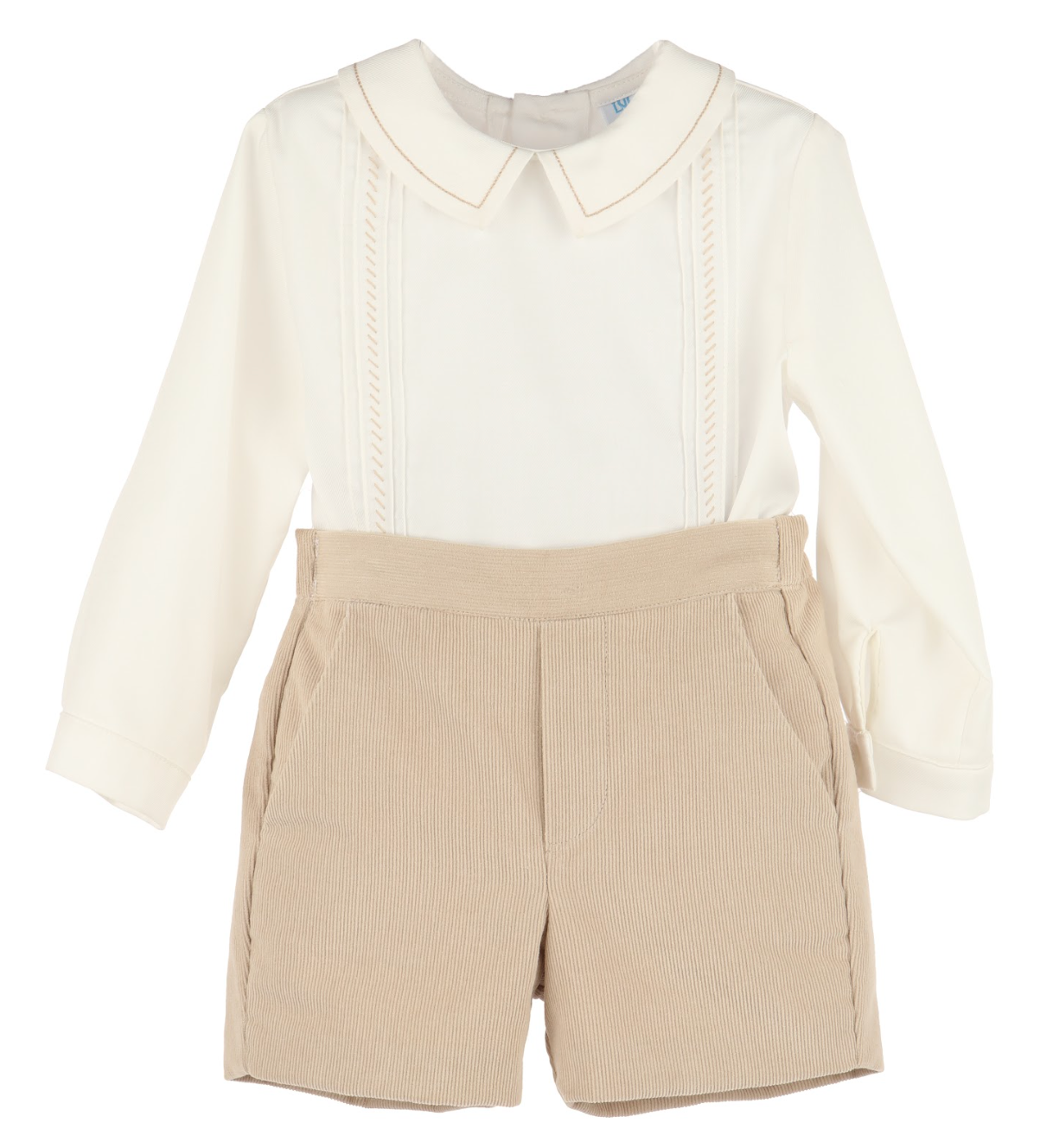 Minicord Boy Set - Beige