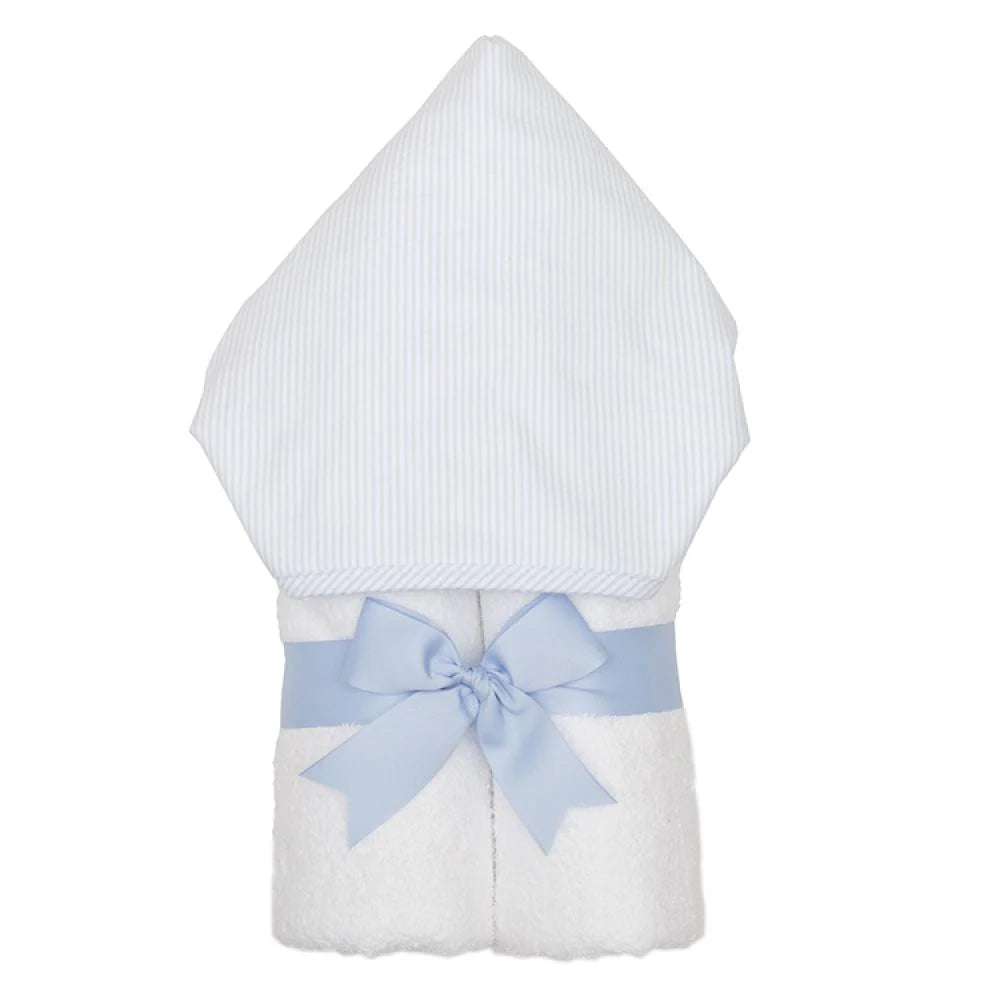 Blue Seersucker Everykid Towel