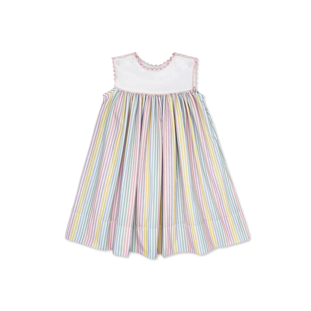 Charming Dress - Petunia Pinstripe