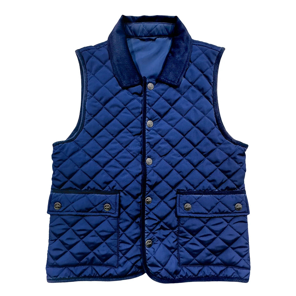 Derby Field Vest - Navy Blue