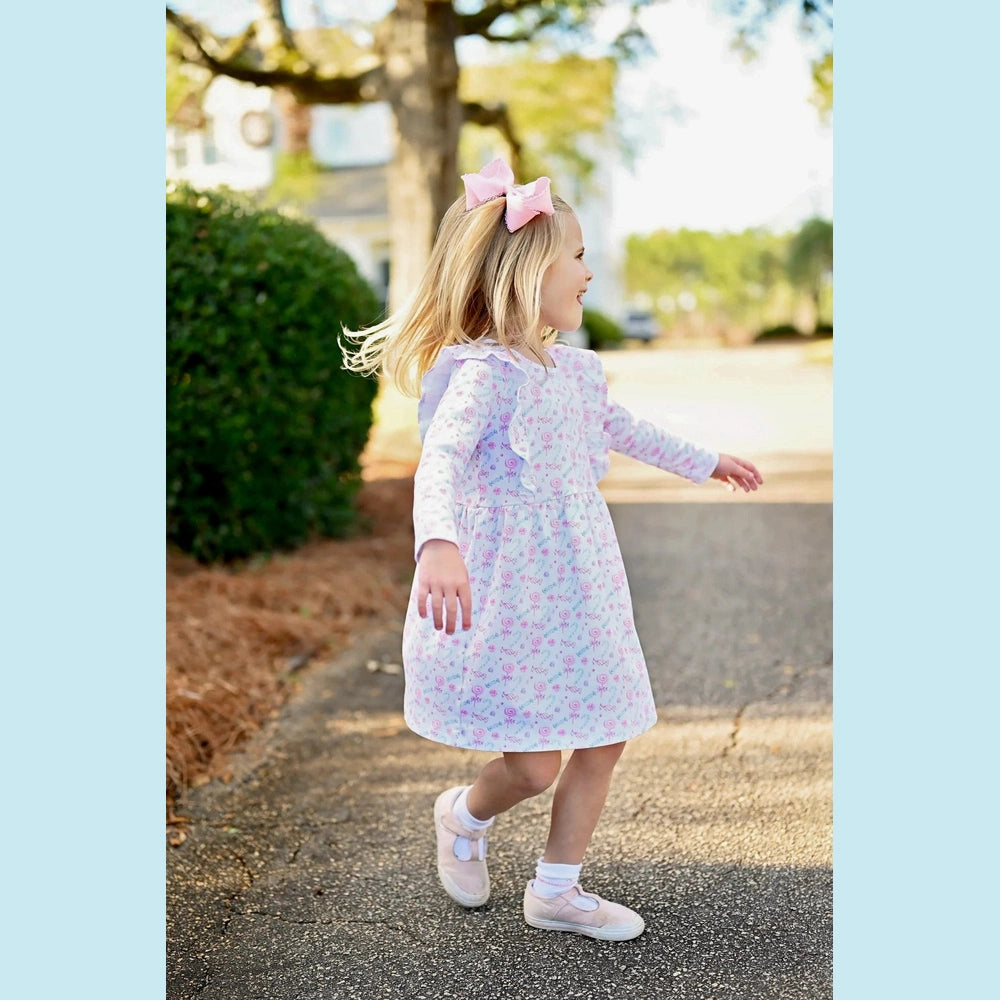 Pastel Holiday Candy Knit Dress