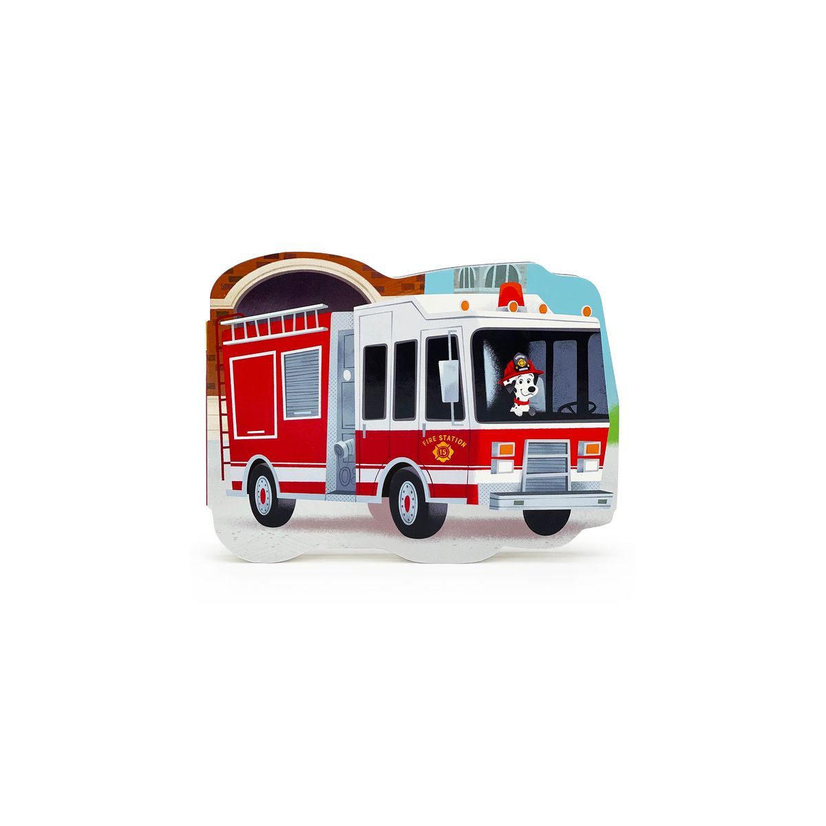 How Fire Trucks Work Shaped Board Book