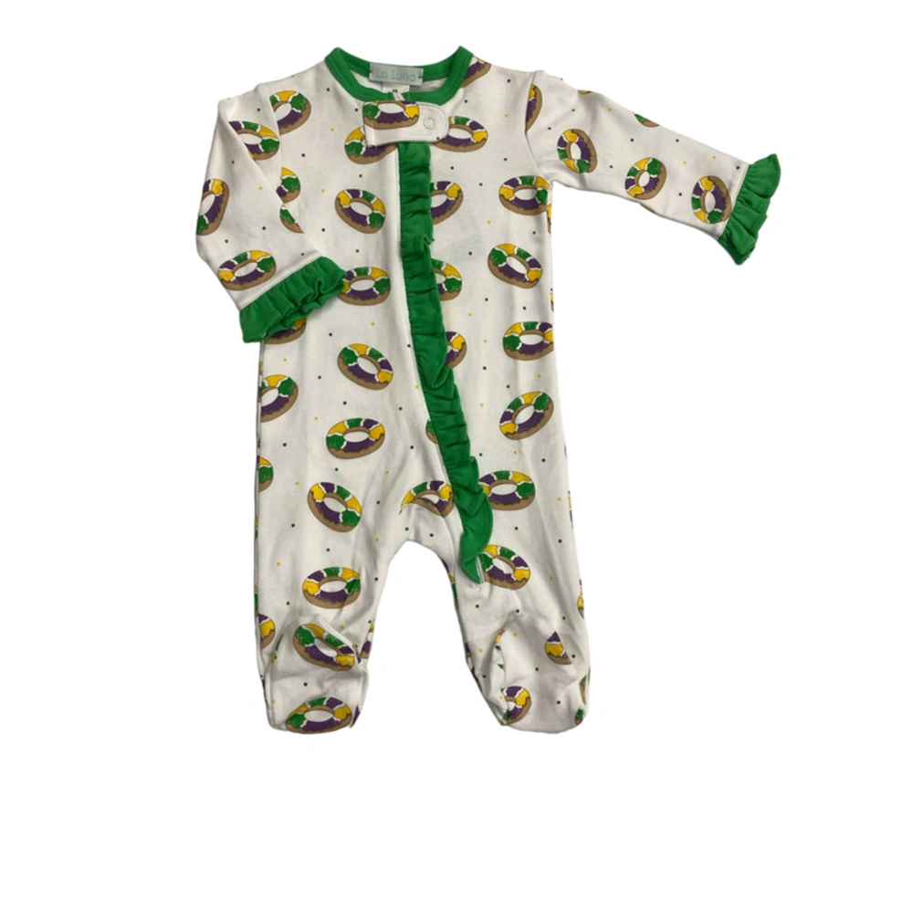 King Cake Girl Footie