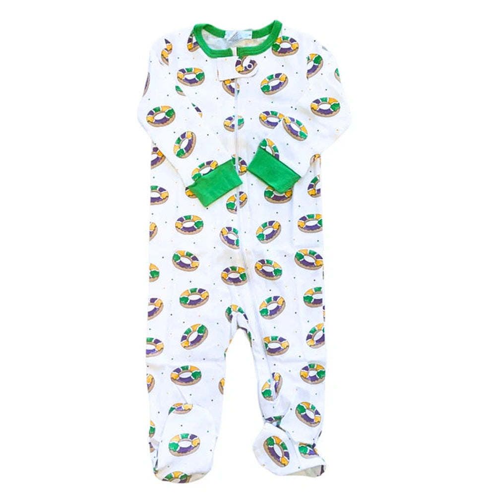 King Cake Boy Footie