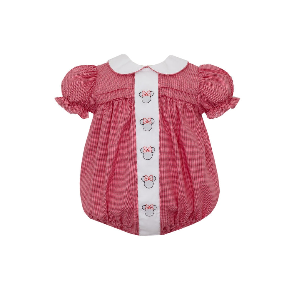 Red Microcheck Minnie Bubble