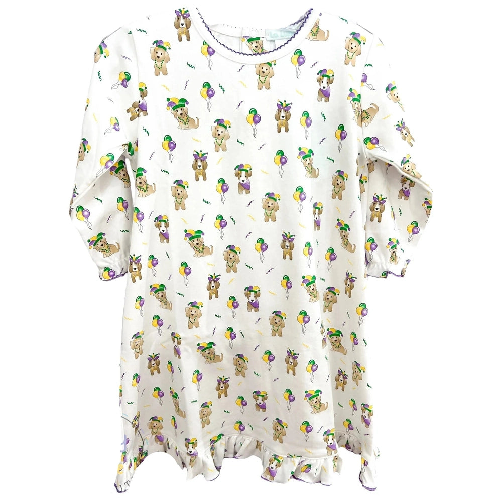 Mardi Gras Puppy Gown