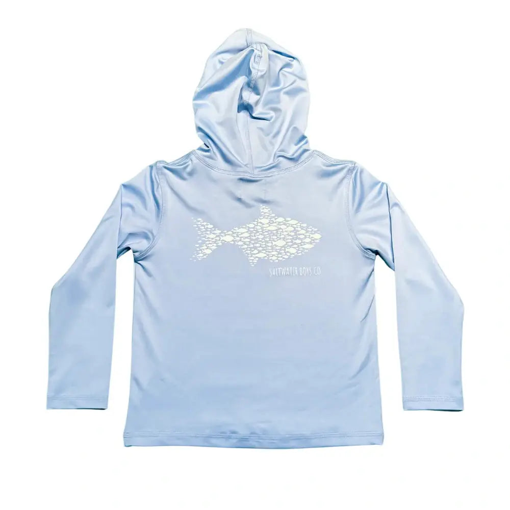 Light Blue Performance Hoodie