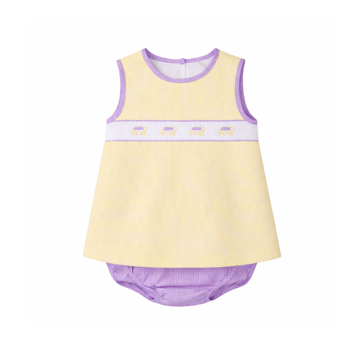 Ladd Diaper Set, Yellow Tiger Stripe