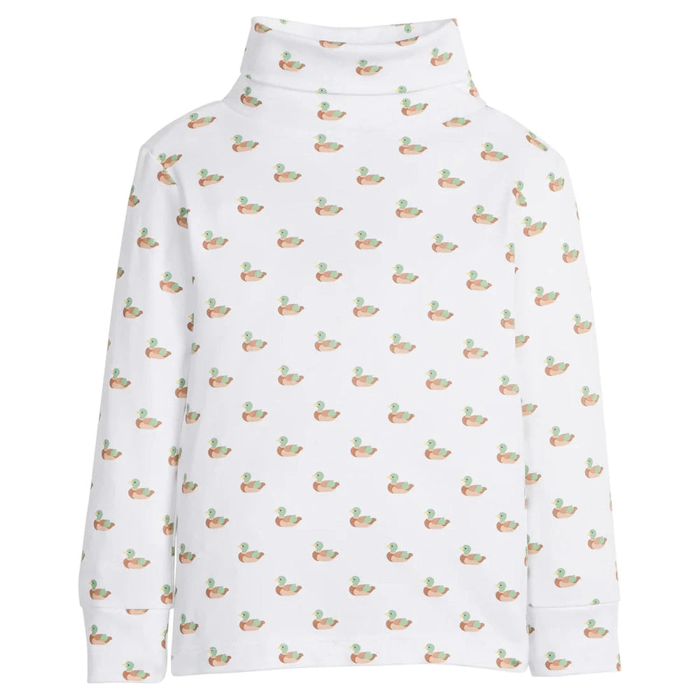 Printed Turtleneck - Mallard