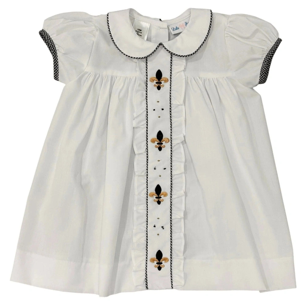 Molly Saints Dress - White