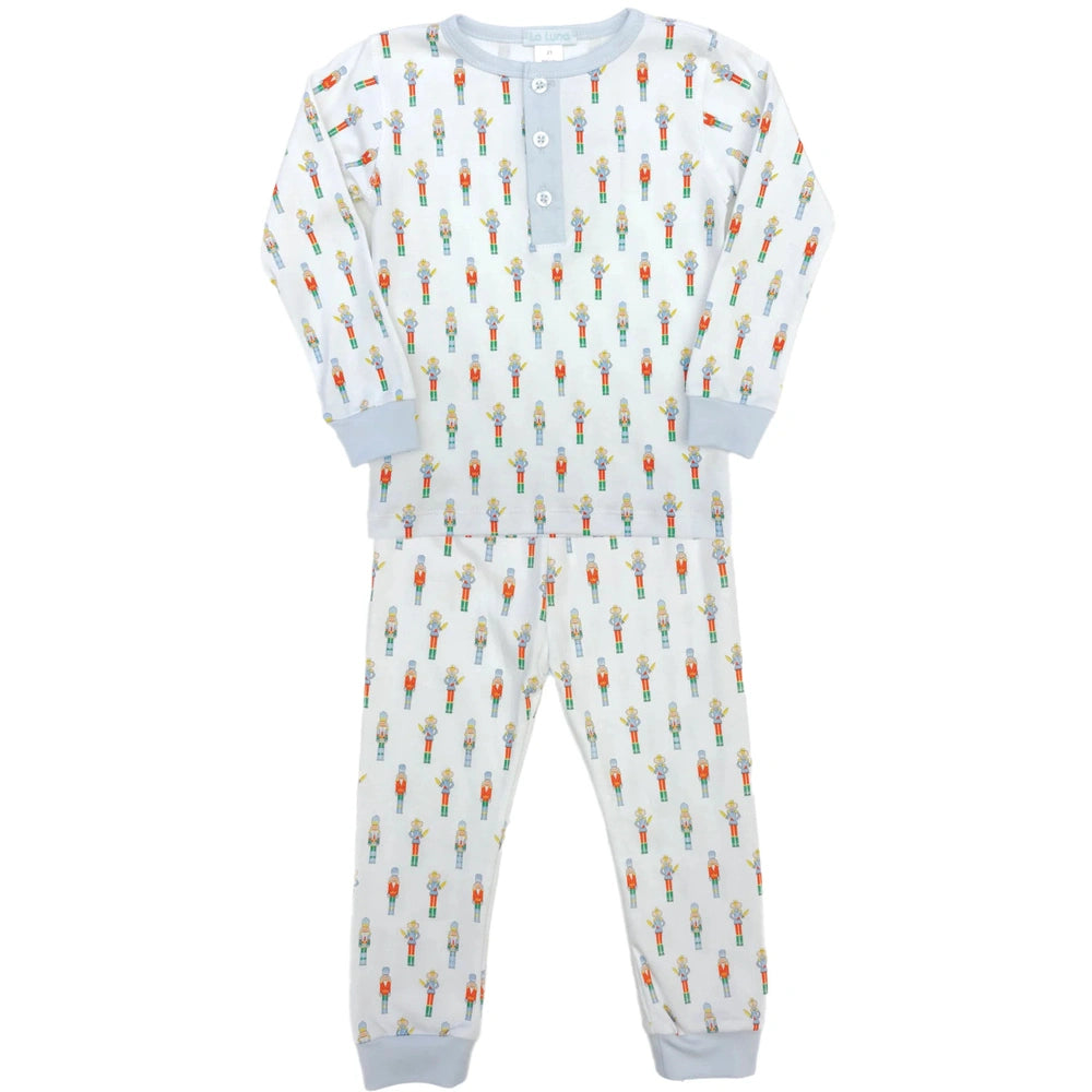 Nutcracker Pajama Set - Blue