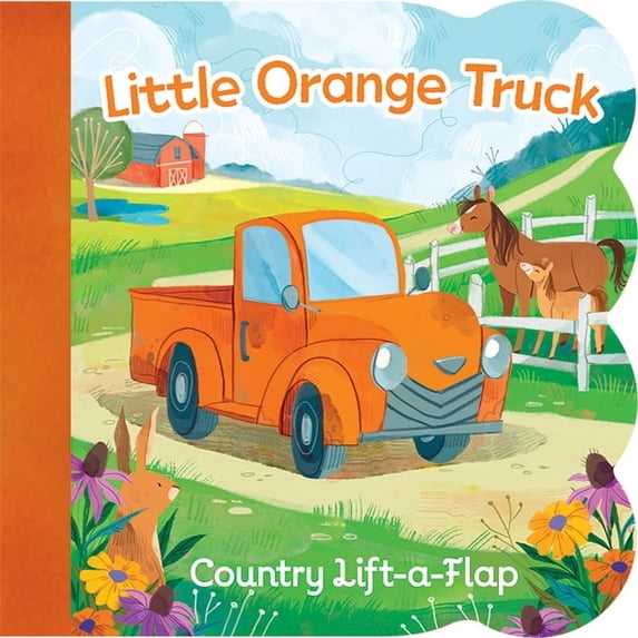 Little Orange Truck Lift-A-Flap Board Book