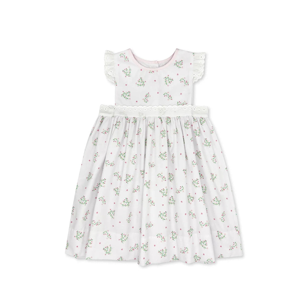 Pinafore Dress - Love You Bunches, Peony