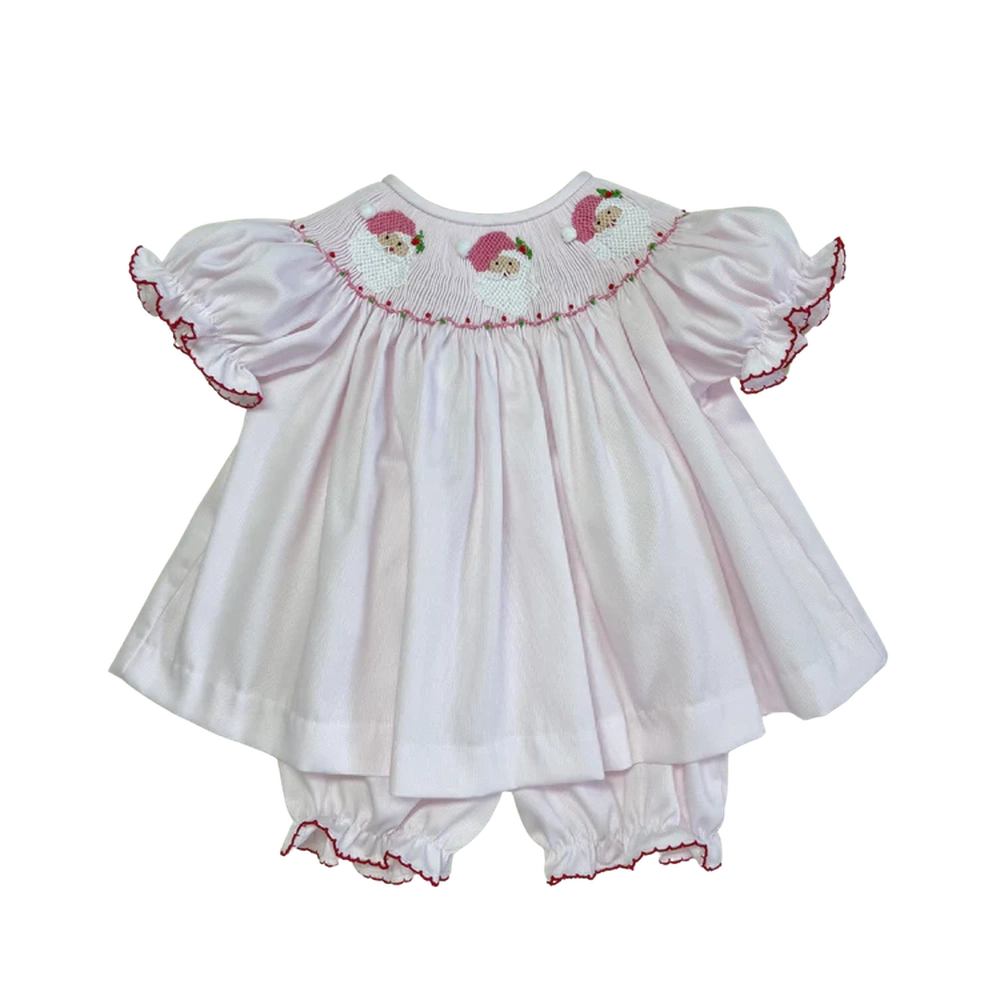 Emma Bloomer Set - Pink Santa
