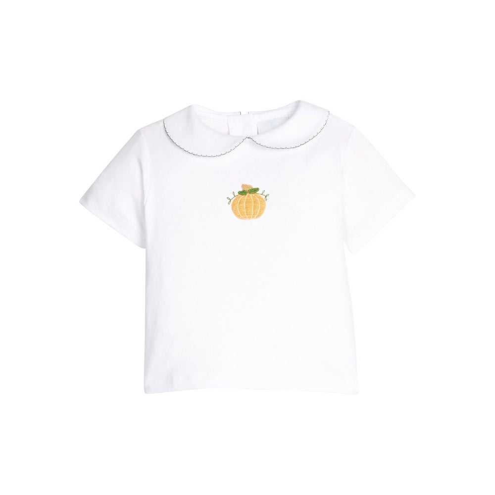 Crochet Peter Pan Shirt - Pumpkin
