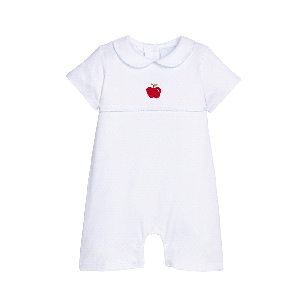 Crochet Ream Romper - Apple