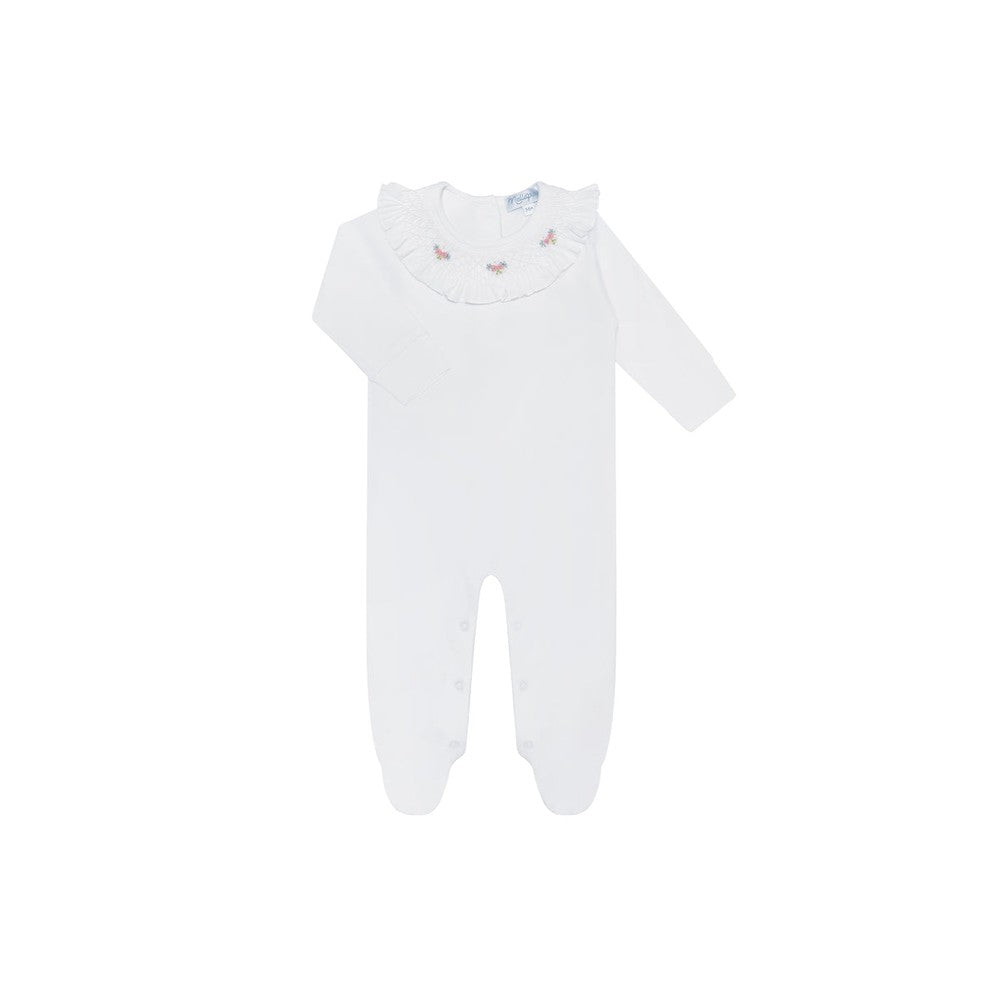 Princess Smocked Footie