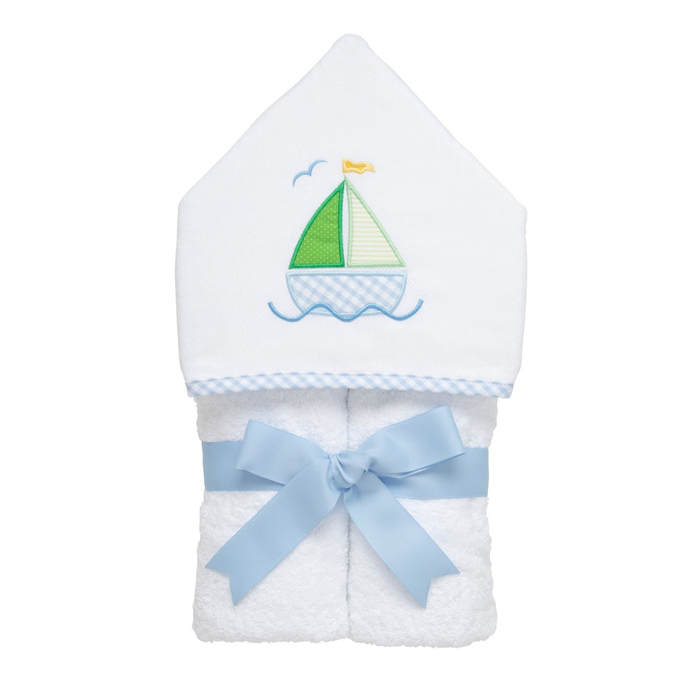 Blue Sailboat Everykid Towel