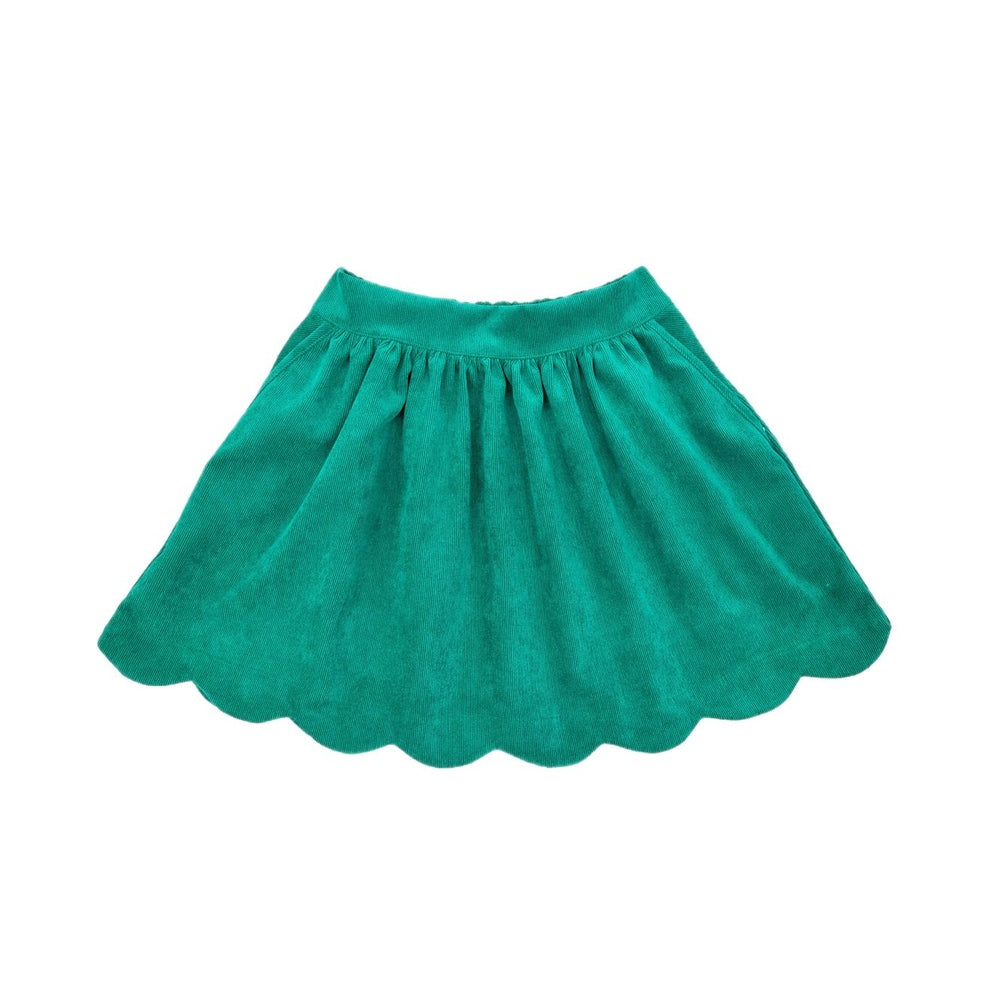 Savannah Scalloped Skirt - Green