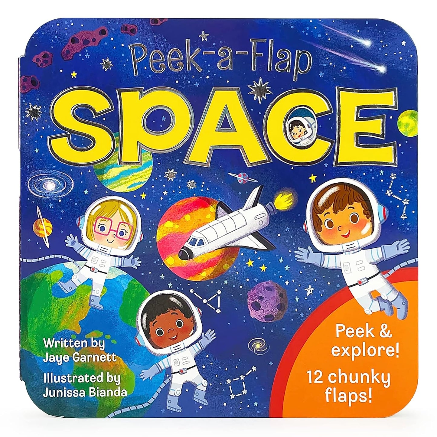Peek-A-Flap Space Board Book