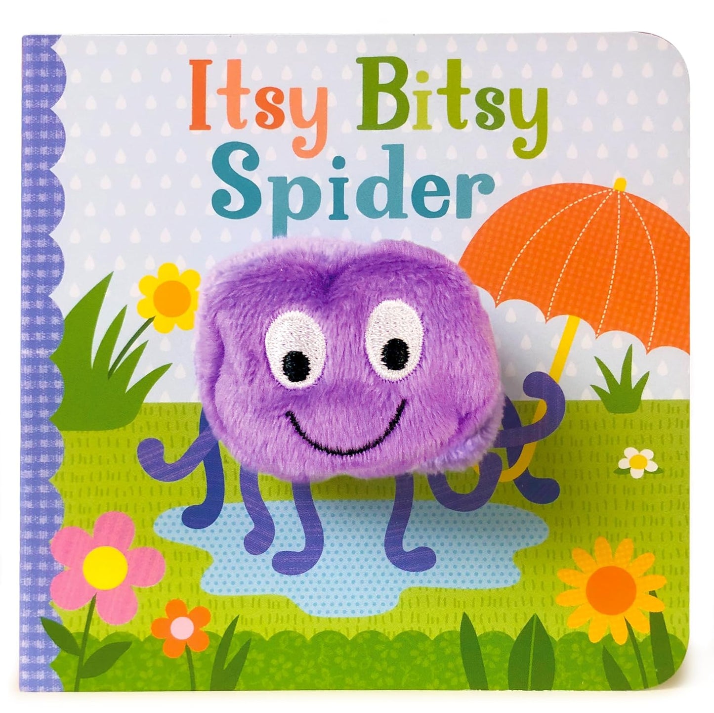 Itsy Bitsy Spider Nursery Rhyme Finger Puppet Board Book
