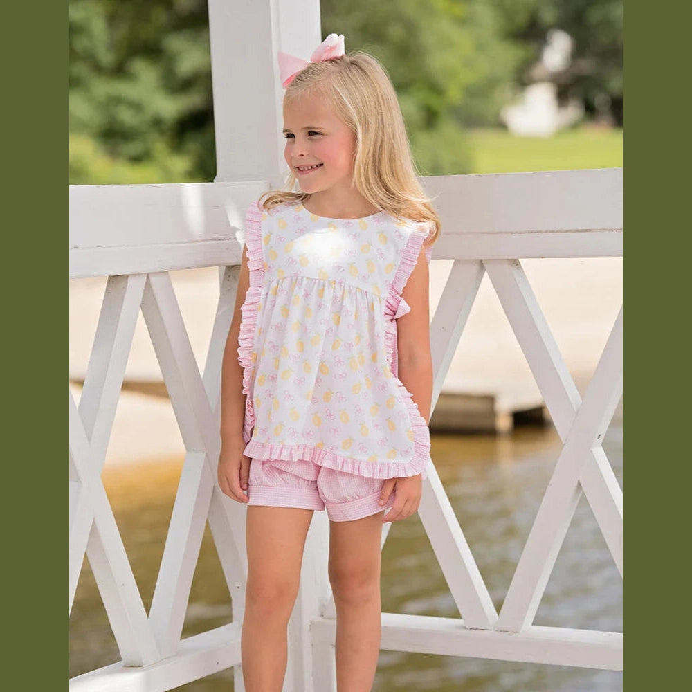 Abigail Bloomer Banded Short Set - Squeeze the Day