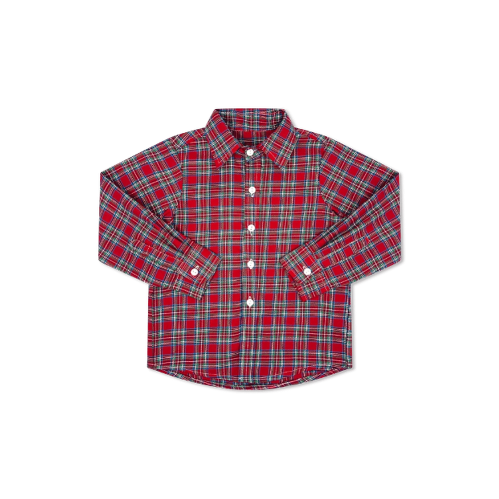 Brees Button Down - Woodstock Plaid