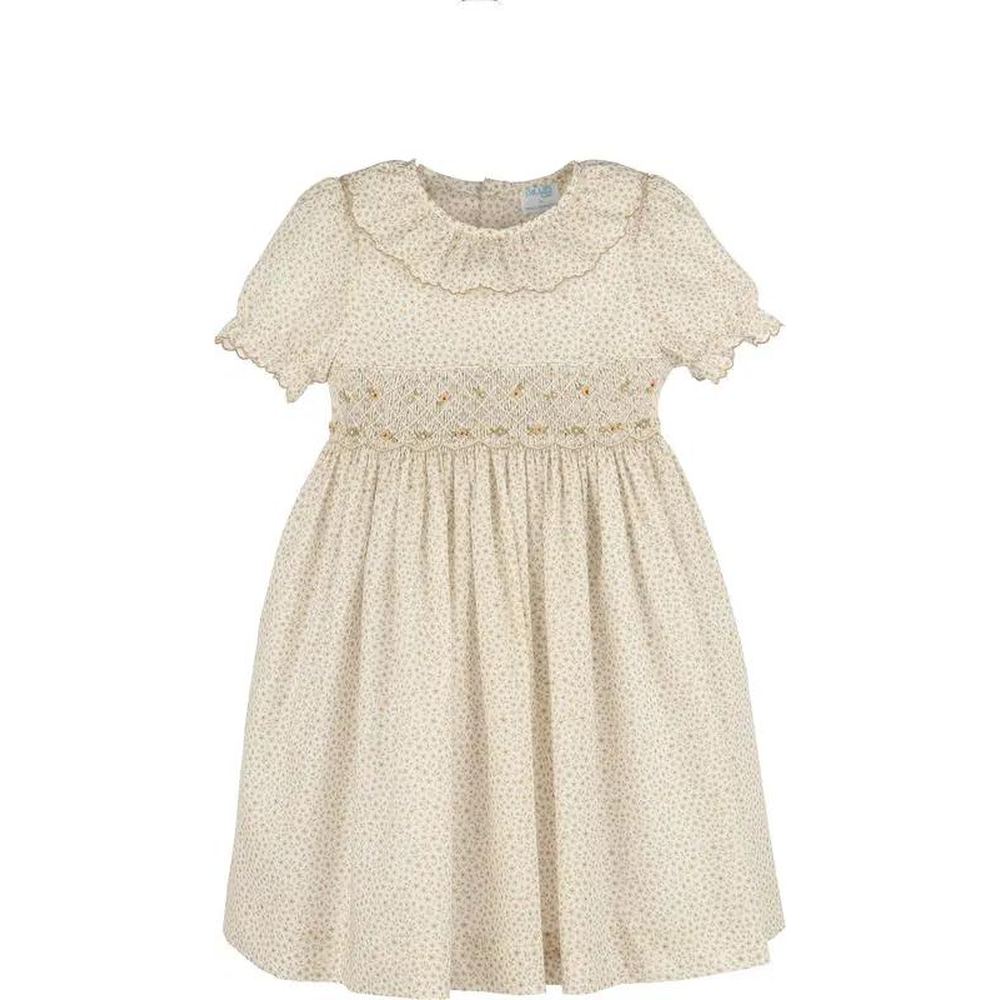 Forest Fairy Smock Dress - Yellow