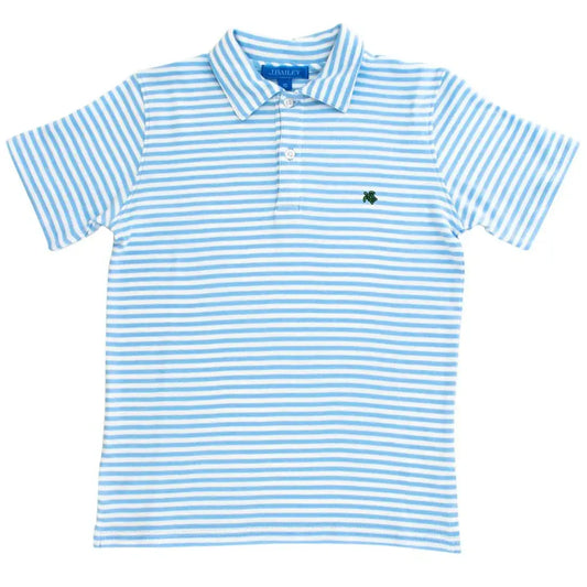 Henry Blue Striped Polo