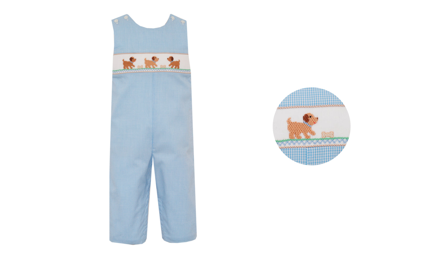 Puppies Blue Long Jon Jon