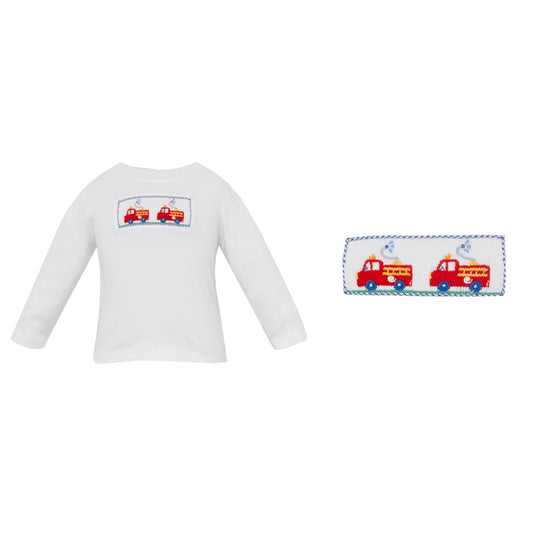 FIRETRUCK SMOCKED PANT SET