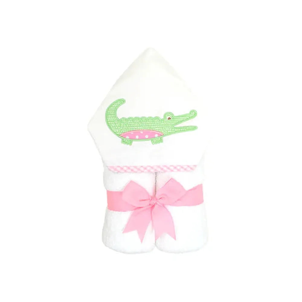 Pink Alligator Everykid Towel