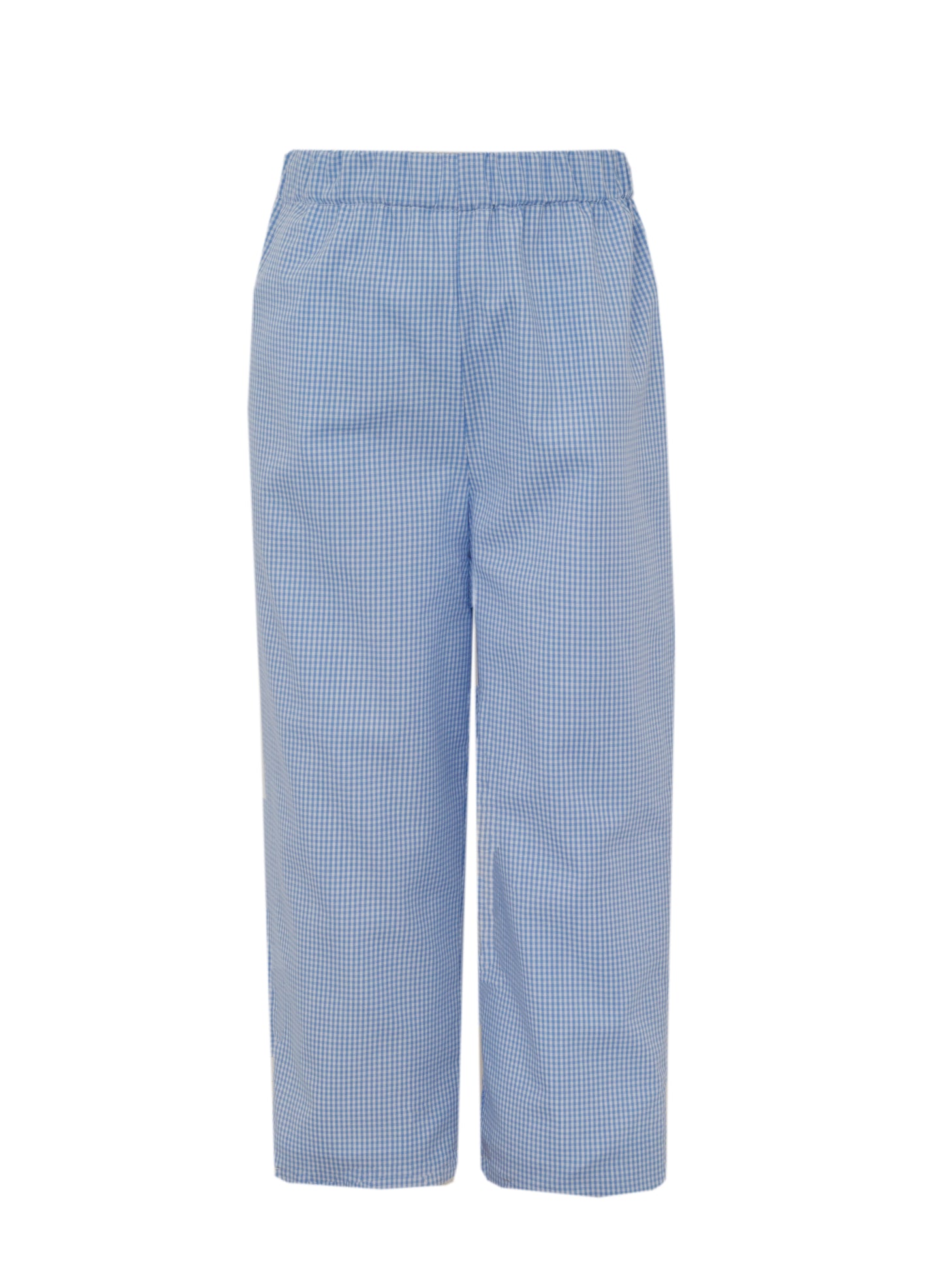 Halloween Spiders - Periwinkle blue gingham boy´s pants