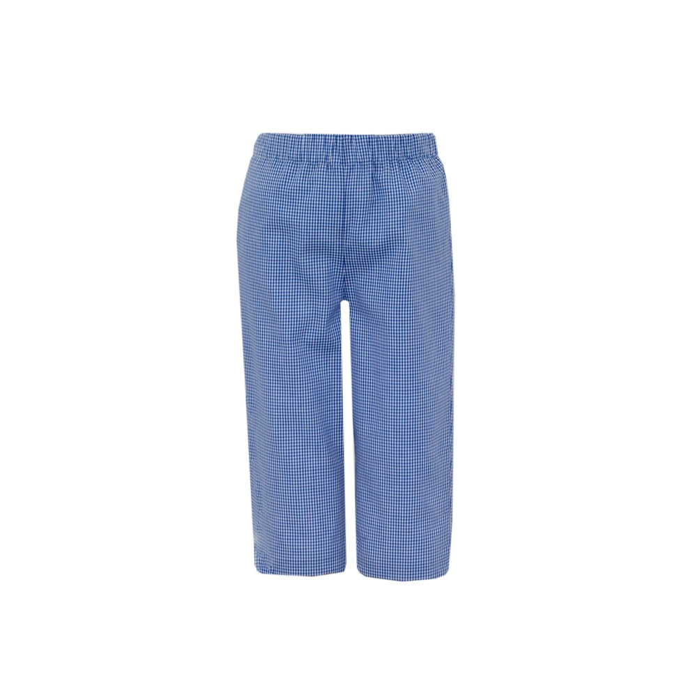 Puppies Smocked Pant Set - Royal Blue