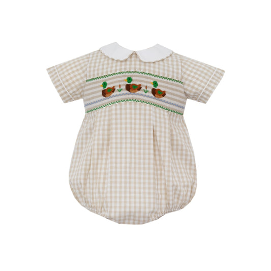 Mallard Duck Smocked Bubble