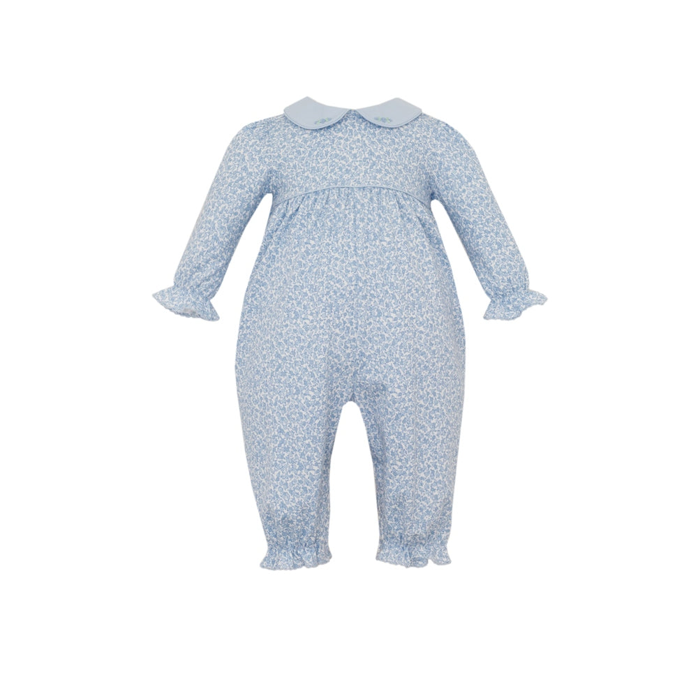 Long Romper - Blue Liberty Floral