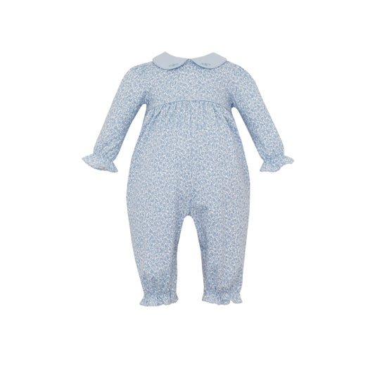 Long Romper - Blue Liberty Floral